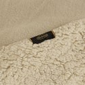 Wohndecke TEDY Teddy-Fleece kuschelige Sofadecke Sesselschoner Extra weich hellbeige 170x210 cm hellbeige