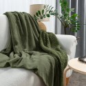 Wohndecke TEDY Teddy-Fleece kuschelige Sofadecke Sesselschoner Extra weich olivengrün 150x200 cm olivengrün