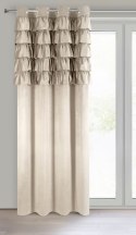 Vorhang AURA beige 140x250 cm Ösen