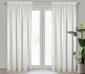 Gardine MELINDA weiß 135x270 Tunnelzug Kräuselband