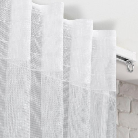 Gardine TONIA weiß 140x270 Kräuselband Tunnelzug FLEx