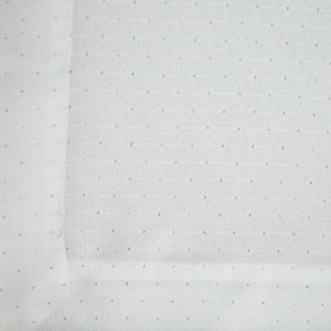 Tischdecke ELIZA weiß silber 85x85