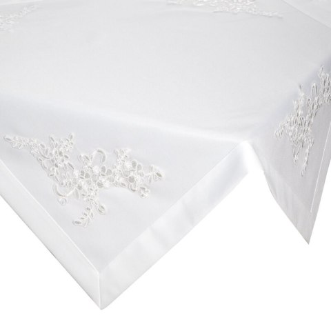 Tischdecke TULIA weiß 85x85