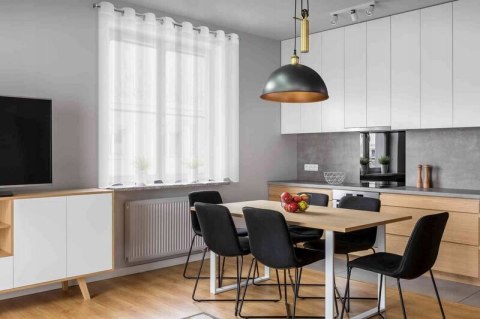 Gardine LUCY weiß 400x150 Ösen