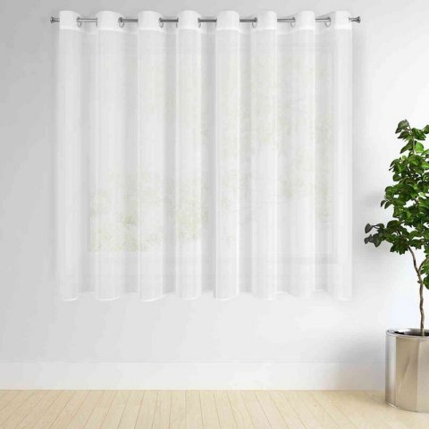 Gardine LUCY weiß 400x150 Ösen
