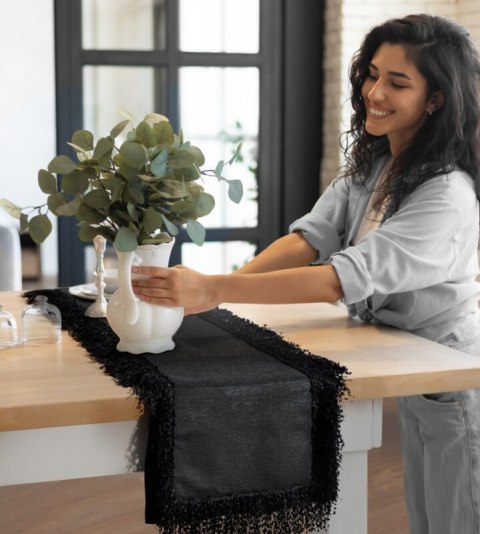 Tischdecke TINA schwarz 140x180