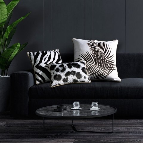 Kissenbezug MING10C 30x45 weiß schwarz