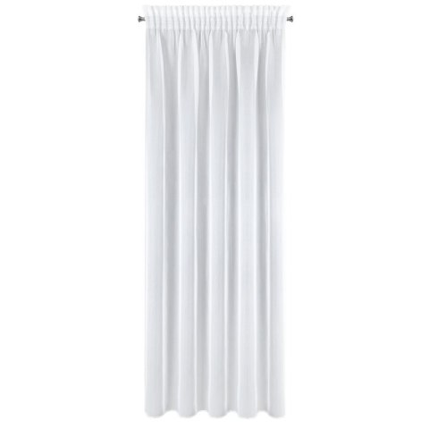 Gardine MIREA weiß 140x270 Kräuselband Tunnelzug