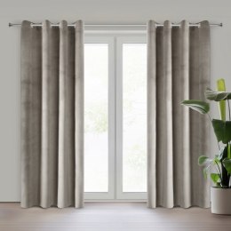 Vorhang PIERRE dunkelbeige 140x250 Ösen