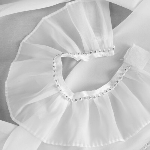 Gardine KATHY weiß 140x270 Kräuselband Schlaufen