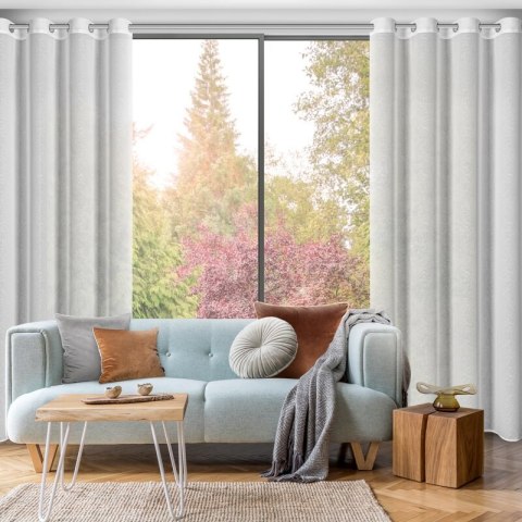 Gardine TULSA weiß 140x250 Ösen