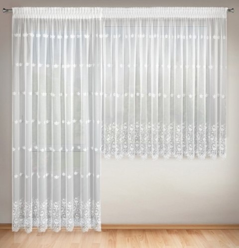 Gardine DEK LILAC weiß 400x160 200x250