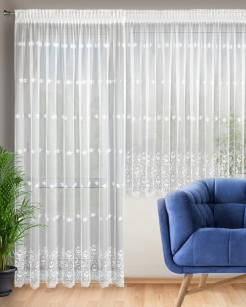 Gardine DEK LILAC weiß 400x160 200x250