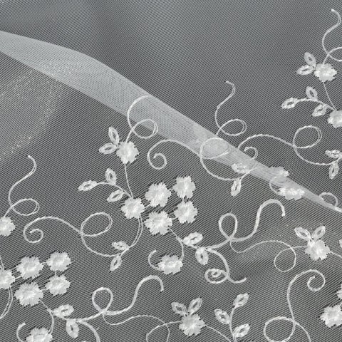 Gardine DEK LILAC weiß 400x160 200x250