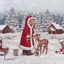 Gobelin Tischdecke 1154 Weihnachten 40X100 -5% NATU