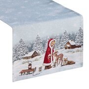 Gobelin Tischdecke 1154 Weihnachten 45X140 -5% NATU