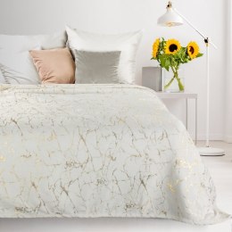 Wohndecke mit goldenem Marmormuster Glamour GLAMO 150x200 cm weiß gold