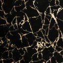 Wohndecke mit goldenem Marmormuster Glamour GLAMO 150x200 cm schwarz gold