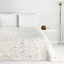 Wohndecke mit goldenem Marmormuster Glamour GLAMO 150x200 cm creme gold