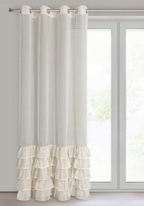 Gardine CARLI beige 140x250 Ösen