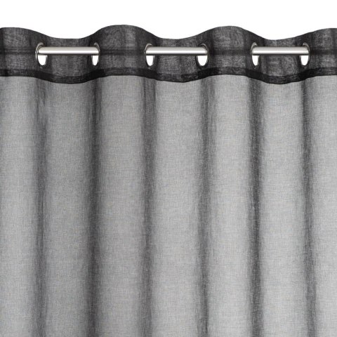 Gardine CARLI schwarz 140x250 Ösen