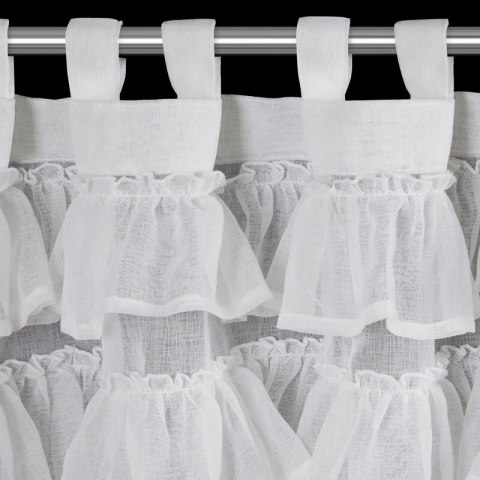 Gardine LILIA 1 weiß 45x150 Schlaufen