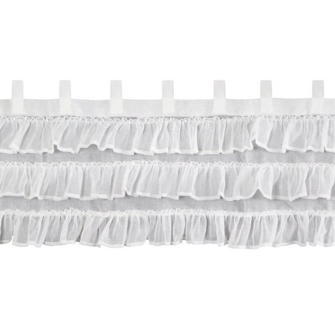 Gardine LILIA 1 weiß 45x150 Schlaufen