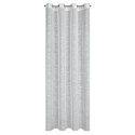 Gardine REVA weiß silber 140x250 Ösen