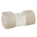 Wohndecke Kuscheldecke Decke MICROFASER Sofadecke Tagesdecke CINDY6 200x220 cm beige