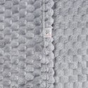 Wohndecke Kuscheldecke Decke MICROFASER Sofadecke Tagesdecke CINDY6 200x220 cm silber