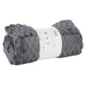 Wohndecke Kuscheldecke Decke MICROFASER Sofadecke Tagesdecke CINDY6 200X220 dunkelgrau