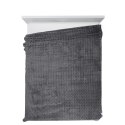 Wohndecke Kuscheldecke Decke MICROFASER Sofadecke Tagesdecke CINDY6 200X220 dunkelgrau