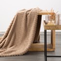 Wohndecke Kuscheldecke Gemusterte Sofadecke Tagesdecke Couchdecke Decke LISA beige 150x200 cm beige