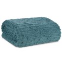 Wohndecke Kuscheldecke Gemusterte Sofadecke Tagesdecke Couchdecke Decke LISA minze 130x170 minze