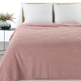 Wohndecke Kuscheldecke Gemusterte Sofadecke Tagesdecke Couchdecke Decke LISA rosa 200x220 cm rosa