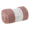 Wohndecke Kuscheldecke Gemusterte Sofadecke Tagesdecke Couchdecke Decke LISA rosa 200x220 cm rosa