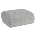 Wohndecke Kuscheldecke Gemusterte Sofadecke Tagesdecke Couchdecke Decke LISA silber 130x170 silber