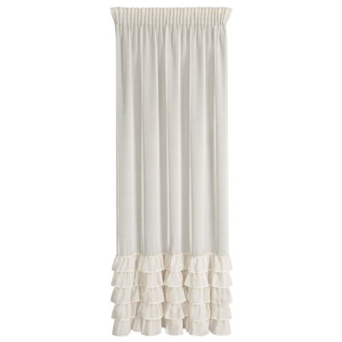 Gardine CARLI beige 140x270 Kräuselband