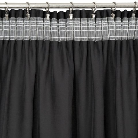 Gardine DANI 1 schwarz 140x250 Kräuselband