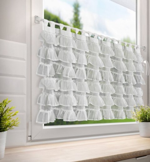 Gardine LILIA 2 weiß 70x150 Schlaufen