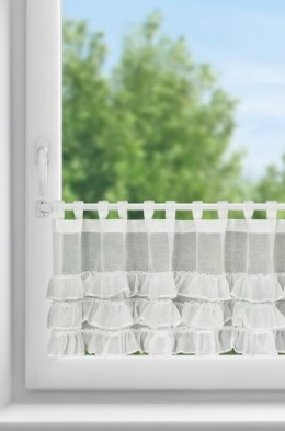 Gardine LILIAN 1 weiß 45x150 Schlaufen