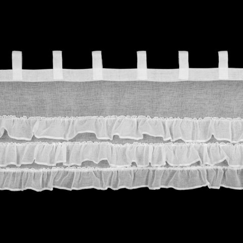 Gardine LILIAN 1 weiß 45x150 Schlaufen