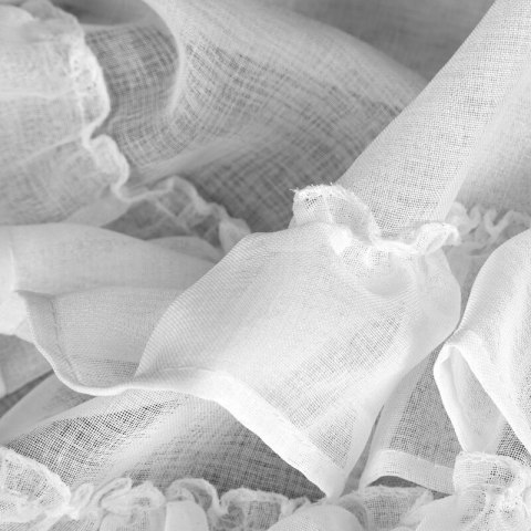 Gardine LILIAN 1 weiß 45x150 Schlaufen