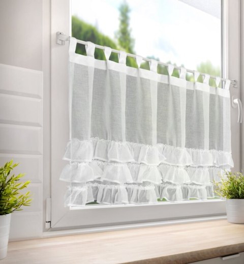 Gardine LILIAN 2 weiß 70x150 Schlaufen