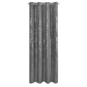 Vorhang LIBI graphit silber 140x250 Ösen