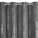 Vorhang LIBI graphit silber 140x250 Ösen