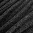 Kuscheliger Überwurf, wärmende Decke, weiche Sofadecke Boucle-Imitation schwarz 70x160 cm schwarz