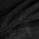 Wohndecke TEDY Teddy-Fleece kuschelige Sofadecke Sesselschoner Extra weich schwarz 170x210 cm schwarz