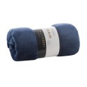 Wohndecke TEDY Teddy-Fleece kuschelige Sofadecke Sesselschoner Extra weich dunkelblau 200x220 cm marine