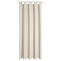 Terassenvorhang Outdoor Vorhang zum Garten Wasserfest hellbeige 155X220 Schlaufen